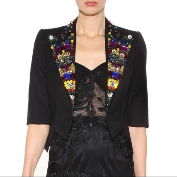 Dolce & Gabbana colorfully embellished edgy blazer - Picture 2 of 4